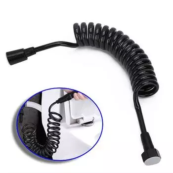 Черный щеткой унитаз для чистки биде распылитель для душа унитаз душевая головка ручной шланг санитарный настенный держатель ванная комната 1.5m