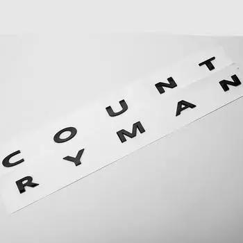 Черный, серебристый автомобильный хвост, металлические 3D буквы, наклейка и эмблема, задний багажник, аксессуары для стайлинга автомобилей чёрный