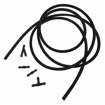 Черный шланг для омывателя ветрового стекла, соединительная трубка, резиновая распылительная трубка 30