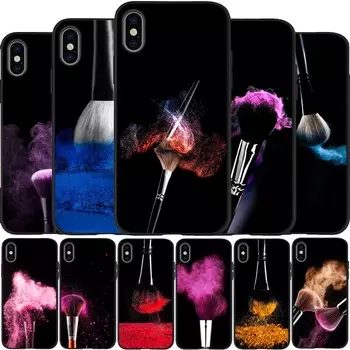 Черный силиконовый чехол для iPhone 12 XR XS Max 5 5S SE 2020 6 6S 7 8 PLUS X 11Pro Max11 Cover Shell iPhone 5 5S SE