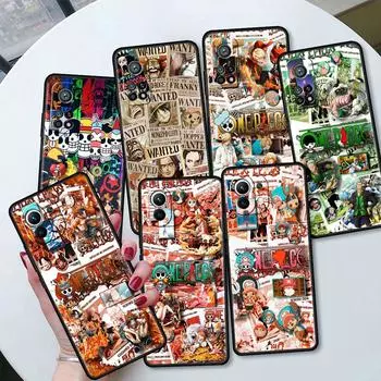 Черный силиконовый чехол для телефона Xiaomi Mi 12 11 Lite 11T 9T 10T 12S Pro Ultra Note 10 Lite 9 Shell Fundas Comics Anime Pieces Xiaomi Mi 9T(9T Pro)