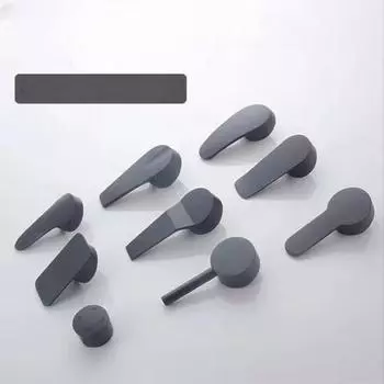 Черный смеситель, ручка-переключатель, смесительный клапан, ручка-катушка, раковина, кухонный душ, кран для горячей и холодной воды, аксессуары для ремонта