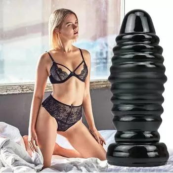 Черный спиральный пенис тутового шелкопряда куколка животное пенис фаллоимитатор вагинальная пробка Анальная пробка с грубой нитью секс-игрушки товары для взрослых dildosjavascript: 19.5