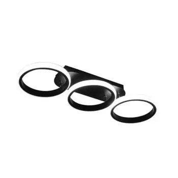 Черный светодиодный потолочный светильник для прихожей, потолочный светильник, потолочный светильник для гардеробной, потолочный светильник для кухни, белый свет