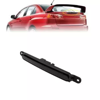 Черный светодиодный стоп-сигнал 3-й лампы крышки багажника для Mitsubishi Lancer EVO X 2008-2016