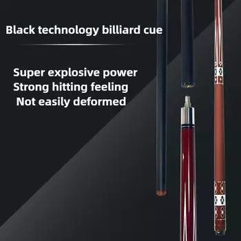 Черный технический бильярдный кий с наконечником 13 мм, 9 шаров, 1/2, оригинальный карбоновый передний плечевой кий для бильярда