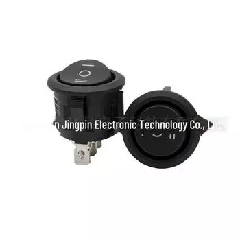 Черный трехскоростной переключатель KCD1 с тремя ножками Three legs, three gears