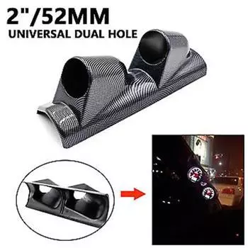 Черный / углеродное волокно ABS автомобильный держатель для датчика передней стойки универсальный подходит для большинства автомобилей - только для автомобилей с левым рулем