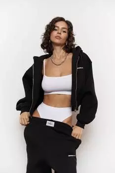 Черный укороченный спортивный костюм Studios