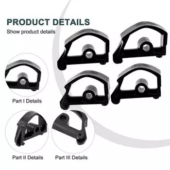 Черный верстак Ножка Защелка Электроинструменты Съемные Запасные Части