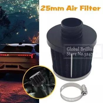 Черный воздушный фильтр для парковочного обогревателя 25 мм съемный и моющийся фильтр воздушный фильтр с высоким расходом автомобильные аксессуары для Webasto Eberspacher