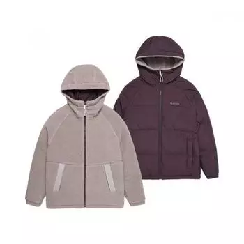 Черный Як Черный Як Универсальный U Macaron dUo Флисовая куртка с капюшоном R1bypaw1907 Gy 1BYPAW1907-GY/105