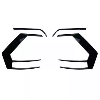 Черный задний бампер спойлер задний фонарь крышка лампы отделка для Golf 7 MK7 2012-2015 детали аксессуары черный CHINA