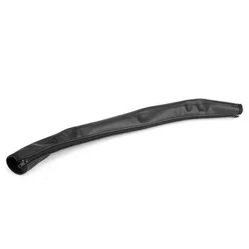 Черный защитный чехол для детской коляски из искусственной кожи, руль, подлокотник