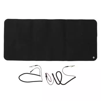 Черный заземляющий коврик для снятия стресса, уменьшения беспокойства, мягкий полиуретановый заземляющий коврик для мыши с кабелем 5 м для