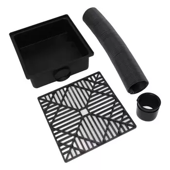 Черный желоб Удлинители водосточной трубы Удлинитель водосточной трубы с низким профилем Удлинитель водосточной трубы