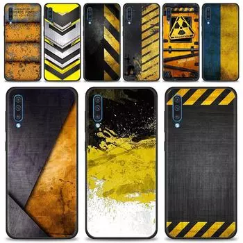 Черный желтый модный силиконовый чехол для телефона для Samsung Galaxy A50 A70 A10 A20e A30 A40 A20s A10s A10e A80 A90 A60 A30s чехол For Samsung A10e