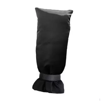 Черный зимний чехол, легко собирается, универсальный, водонепроницаемый, с теплоизоляционным слоем, Оксфорд 20x51cm