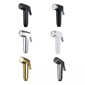 Черный Золотой Белый Ручной Биде Туалет Распылитель ABS Гигиенический Распылитель Набор Детских Подгузников Распылители Биде со Шлангом и Держателем