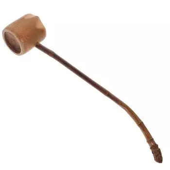 Черпак для воды Бамбуковая ложка Половник Ведро Чайные ложки Шампунь Деревянные аксессуары 39.00X6.30X5.80CM