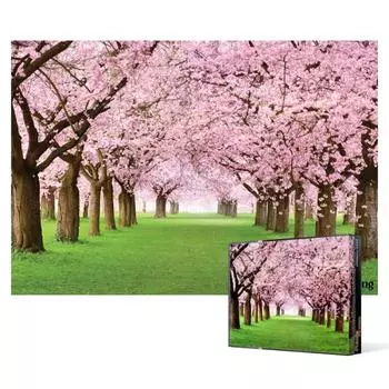 Cherry Blossom Road [Мини] - пазл из 2000 деталей, популярный корейский пазл