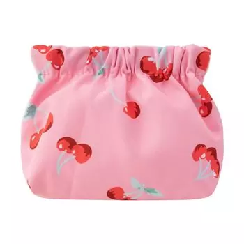 Cherry Cosmetic Bag Flower Leaf Spring Bag Creative Storage Bag Girls