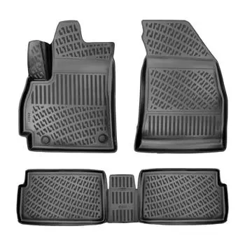 Cherry Omoda (After 2022) High-Quality and Durable Rubber Car Floor Mats - Odorless, Non-Slip, Long-Lasting