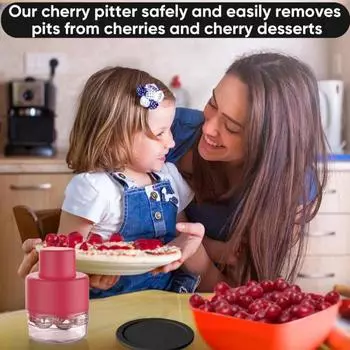 Cherry Pitter Corer 7 отверстий портативный сверхмощный пластиковый ручной инструмент для быстрого удаления сердцевины фруктов инструмент для удаления косточек Stoner кухонные гаджеты белый