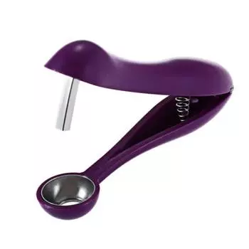 Cherry Pitter, удобный инструмент для удаления сердцевины вишни, легко чистится, вишня, мармелад, сердцевина для фруктов, для домашней кухни фиолетовый