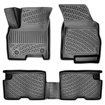 Cherry Tiggo 8 Pro Excellent 5 Seater (After 2020) High-Quality and Durable Rubber Car Floor Mats - Odorless, Non-Slip, Long-Lasting
