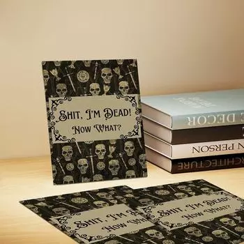 Черт, я уже мертв. Какая книга о конце жизни? Самый лучший подарок ужасов One Size жёлтый