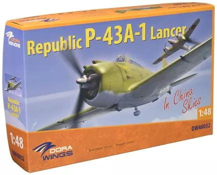 Чертежи ВВС Китая Republic Lancer Over China Пластиковая модель DWS48032 1/48 P-43A-1