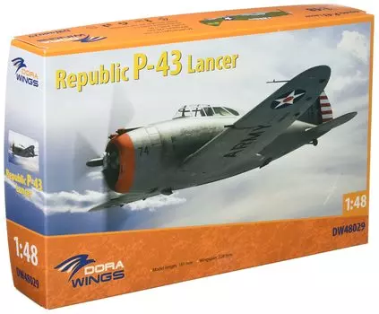 Чертежи ВВС США Republic Lancer Пластиковая модель DWS48029 1/48 P-43