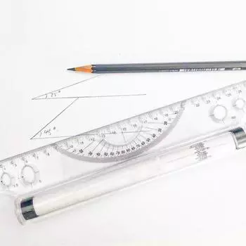 Чертежная роликовая линейка, широкое применение, транспортир, стационарный, большой, прозрачный, балансировочные весы для шитья
