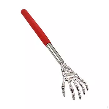 Чесалка для спины с длинным захватом и выдвижением, телескопическая, портативная, с когтями