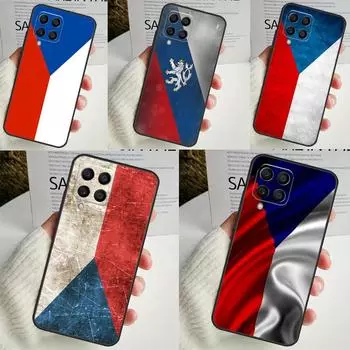 Чешская Республика Чешский флаг для Samsung Galaxy M15 M55 M13 M33 M53 M21 M31 M51 M30s M20 M14 M34 M54 M12 M32 M52 чехол Samsung M32 4G