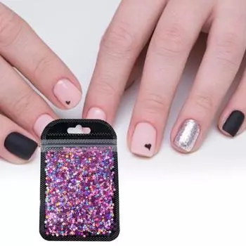 Чешуйки для ногтей, симфонические термостойкие хлопья из АБС-пластика, голографические блестящие хлопья для ногтей