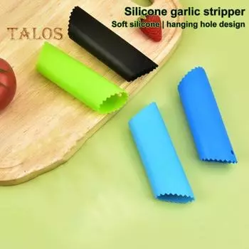 Чесночночистка Экономия времени Эффективный удобный силиконовый инструмент Чесночночистка для легкого удаления чесночной кожицы темно-синий