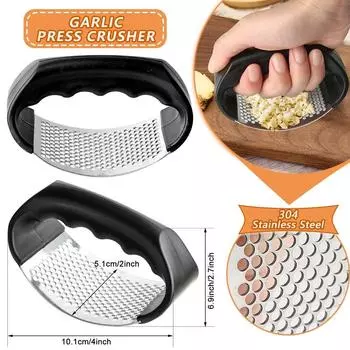 Чеснок пресс из нержавеющей стали ручной кольцевой чеснокодавка чеснокодавилка измельчение бытовой чеснокодавилка кухонные гаджеты