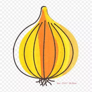 Чеснок, тыква, термопереносная печать, виниловые нашивки, наклейки для одежды, аппликации «сделай сам», моющиеся нашивки