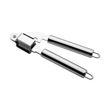 Чеснокодавка из нержавеющей стали, чесночница, кухонная ручная соковыжималка для имбиря для приготовления барбекю