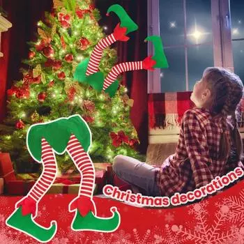 Chessboard Game Christmas Legs Stuck Tree Top Decoration Christmas Holiday Indoor And Outdoor Decoration Party Decoration One Size