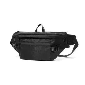 Chest Bag, Crossbody Bag, Men s Small Bag, Fashionable and Versatile, Mobile Phone Waist Bag, Niche Design, Single Shoulder Bag чёрный