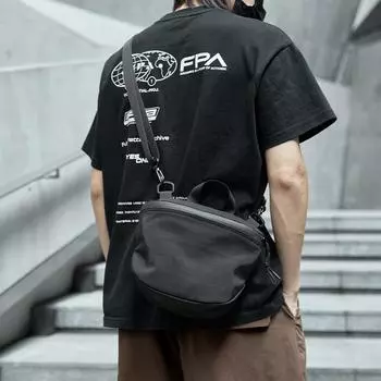 Chest Bag, Men s Crossbody Bag, Casual and Lightweight Commuting Messenger Bag, Work Uniform Single-shoulder Bag, Crossbody Bag чёрный