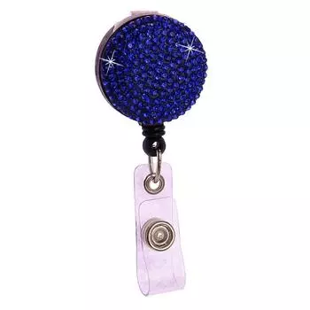 Chest Card Nurse Badge Reel Rhinestone Easy Pull Buckle Retractable Badge Holder Doctor Hospital