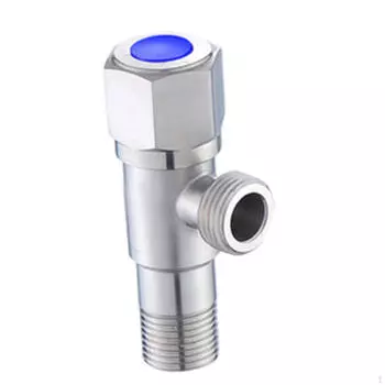 Четвертьоборотный клапан для сантехники синий