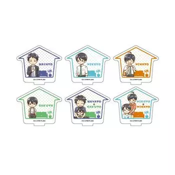 Четыре брата Yuzuki 01 Art Acrylic petit stand 6 штук BOX. [Иллюстрация графика]