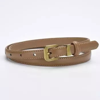 Четыре сезона Доступно Маленький ремень Женские джинсы Новый ремень Женские брюки ремень Летний универсальный тонкий ретро украшение Черный летний узкий 105cm