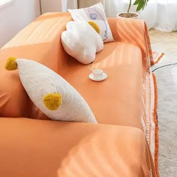 Четыре сезона хлопок и лен, современный простой универсальный диван-полотенце, чехол для дивана, одеяло для кондиционера, полностью покрытый чехол 180*130