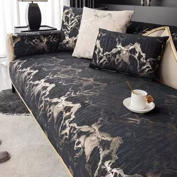 Четыре сезона мода минималистский и современный нескользящий чехол для подушки гостиная диван чехол 70*70cm чёрный